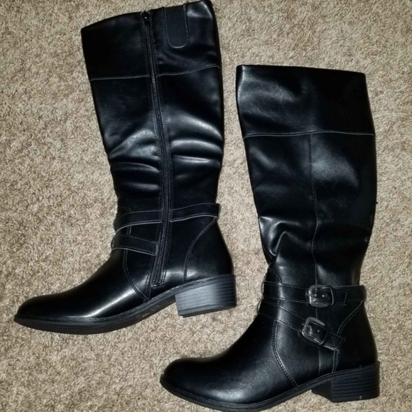 *NEW* Arizona Denver Black Size 9 Boots - Picture 3 of 4